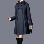 Adella™ | Elegant Hooded Pocket Jacket